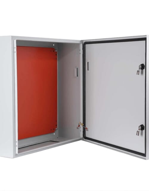 US GARVEE Steel Electrical Box IP66 Waterproof Dustproof Electrical Enclosure Lockable Junction Box with Mounting Plate-1
